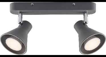 Nordlux Eik-spot-2xGU10-grijs