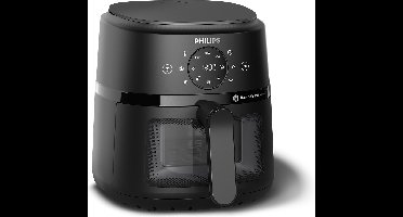 Philips 2000 Series Airfryer - NA210/00 - Kijkvenster - RapidAir - 3.2L - Tot 3 Personen - Zwart