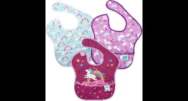 Bumkins - SuperBib® Baby Slab (3 stuks) - I Believe In Me (6-24 maanden)