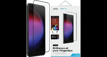 UNIQ - Optix - Vivid glas voor Samsung Galaxy S24+ met applicator