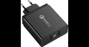 Ugreen - wandlader - 2xUSB-A 36W QC3.0 zwart - (CD161)
