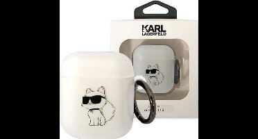 Karl - Lagerfeld - KLA2HNCHTCT hoesje voor AirPods 1/2 - transparant Ikonik Choupette