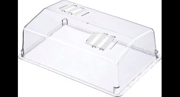 Nature - Kweekbakdeksel met twee regelbare ventilatieopeningen - 55 x 31 x 15cm