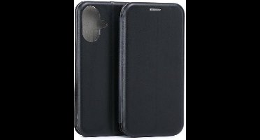 Beline Book Magnetisch iPhone 16 6,1" hoesje zwart/zwart