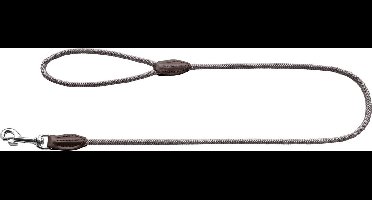 Hunter Looplijn Freestyle Nylon Rond Grijs - Hondenriem - 110x0.8 cm