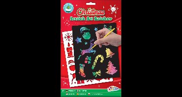 Scratchkunst Regenboog Kerst