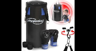 Bokszakset voor kinderen met bokshandschoenen en boksbandages - Perfect voor kickboksen en MMA