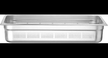 HENDI Gastronormbak – geperforeerd – roestvrij staal – 14L – 100mm hoog