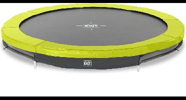 EXIT Silhouette Sporttrampoline ø305cm - Inground - Ingraaftrampoline - Rond - Voor Kinderen - Groen