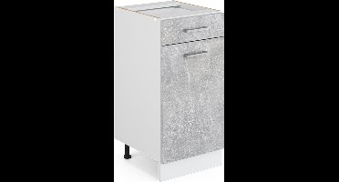 Vicco R-Line Universele onderkast – 40 cm met lade, zonder werkblad Beton