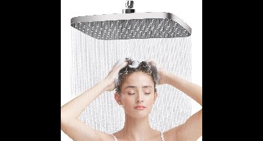 Luvetrex ® Extra Grote Regendouchekop van 14 Inch met 360° Draaibare Functie voor Luxe Douche-ervaring