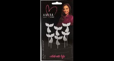 Cake & Cupcake Toppers Zeemeermin 6 stuks