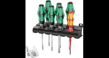 Wera Kraftform/7 Heavy Metal 1 Schroevendraaierset VDE 8-delig Kruiskop Phillips, Plat, Torx