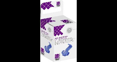 TRU COMPONENTS T1904C037 Aftakconnector Flexibel: 0.75-2.50 mm² Massief: 0.75-2.50 mm² Aantal polen: 2 10 stuk(s) Blauw