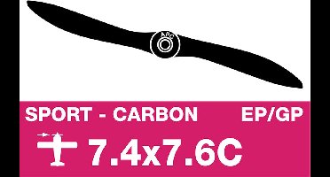APC - Sport propeller - Carbon - EP/GP - 7.4X7.6C