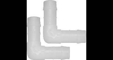 ProPlus Slangtule Haaks - Ø 12 mm - Temperatuurbestendig - Set van 2 - Wit