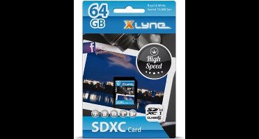 Xlyne 7364000 SDXC-kaart 64 GB Class 10, UHS-I