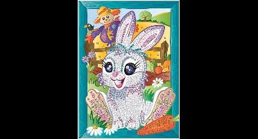 Sequin Art • Smoogles munch the bunny konijntje