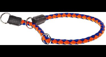 Ferplast Sliphalsband Honden Twist 35 Cm Nylon Oranje/blauw