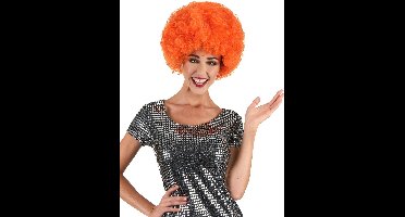 Smiffys - Pruik - Afro - Oranje