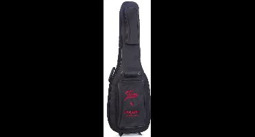 Fame "Deluxe" Gigbag E-bas zwart with rood Logo - Tas voor basgitaar