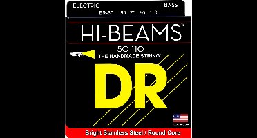 DR 4er bas 50-110 Hi-Beam Stainless Steel ER-50 - Snarenset voor 4-string basgitaar