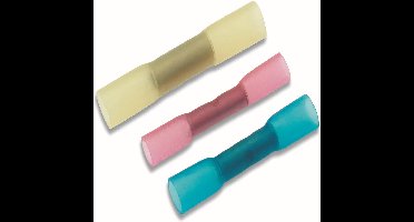 Cimco geïsoleerde stootverbinder met krimpisolatie rood 0,5-1,0mm per 100 stuks (180340)