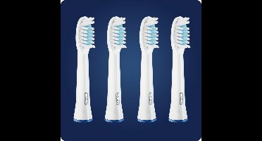 Oral-B Pulsonic SR32-4 - Opzetborstels - 4 stuks - Wit