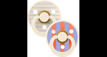 BIBS - Studio Speen - Pin & Block Hush Mix Spenen Size 2 (6+ maanden)