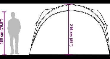 vidaXL - Partytent - waterdicht - groen