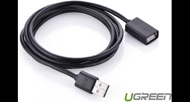 Ugreen - kabel - USB - (vrouwelijk) - USB - (mannelijk) - adapterkabel - 2m - zwart - (10316)