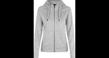 ID Hoodie Core Vest met Rits Dames Grijs Melange - Maat S