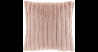 Unique Living - Sierkussen Peppe Roze - Polyester Roze - 45x45x0cm (HxBxD)
