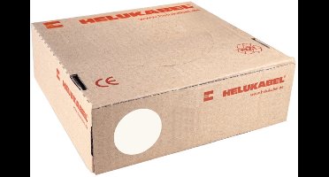 HELU 29086 Enkele ader H05V-K 1 x 0.50 mm² Wit 100 m