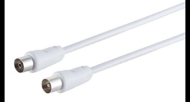 Antennenkabel, BK-tauglich >75 dB, weiß, 3,75m