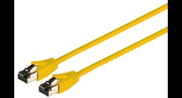 Patchkabel cat 8.1 F/FTP PIMF LSZH gelb 0,5m