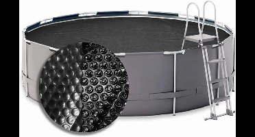 W'eau Premium solar cover rond - 320 cm (zeilmaat 314) - Zwart