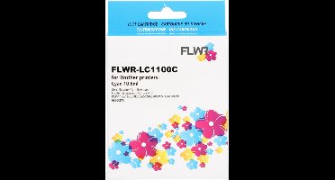 FLWR - Cartridges / Brother LC-980C / cyaan / Geschikt voor Brother