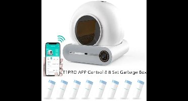 MzShop - kattenbak - zelfreinigend - Met app beschikbaar - electrisch