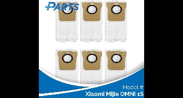 Xiaomi Mijia OMNI 1S Stofzakken (6 Stuks, Plus.Parts®)