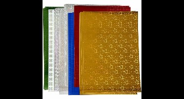 Holografische Papier - Metallic Papier - Diverse Kleuren - Decoratie, Scrapbooking, Kaarten Maken - A4 - 21x29,7cm - 120 grams - 80 vellen