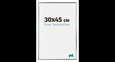 Your Decoration - Fotolijst 30x45 cm - Kunststof - Zilver Hoogglans - Evry