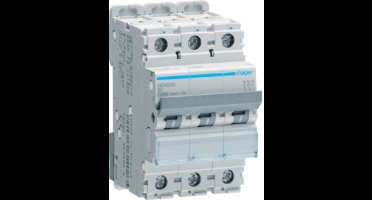 Hager Installatieautomaat 3-polig 6 A B-karakteristiek 10 (15) kA
