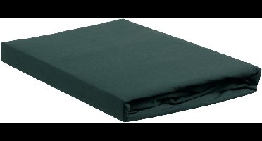 Ambiante Katoen - Topper Hoeslaken - 120x200 - Donker Groen