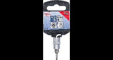 BGS Dopsleutelbit 1/4 Torx met boring T9