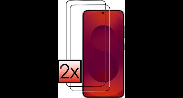 Screenprotector - 2 Stuks - Geschikt voor Samsung Galaxy S25 Plus - Full Cover - Beschermglas - Gehard Glas - Tempered Glass - Screen Protector