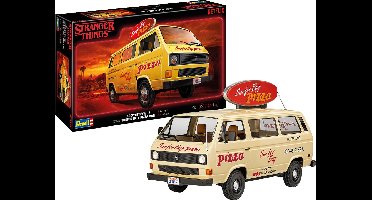 Revell Modelbouwpakket Militaire voertuigen - 07725 Stranger Things - Surfer Boy Argyle#039 VW T3 Pizza Bus Plastic - 1:25 - Modelbouw
