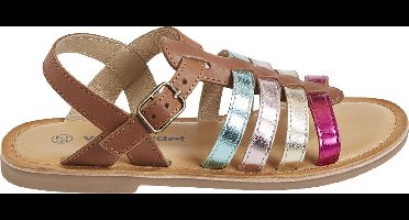 Vertbaudet Leren sandalen met gespen voor meisjes