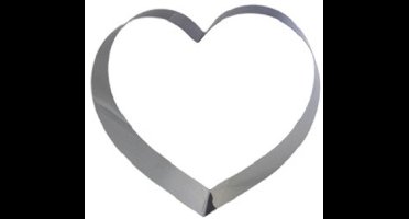 Bakvorm "hart klein" Ø ca. 12 cm x ca. 4,5 cm