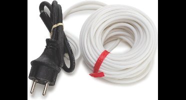 Perel Verwarmingskabel voor vorstvrije waterleiding, voor binnen en buiten, IP68, 12 m